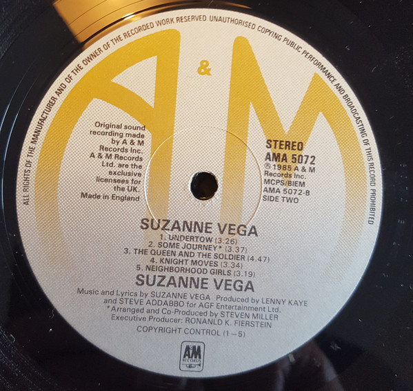 Suzanne Vega  Suzanne Vega : LP B